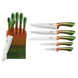 Set de Cutite 6 piese , Kikoza Collection , Berlinger Haus, BH 2175, oranj-verde