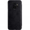 Husa Agenda Qin Piele Negru SAMSUNG Galaxy S9
