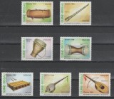 C5955 - Guineea Bissau 1989 - Instrumente muzicale 7v.neuzat MNH, Nestampilat