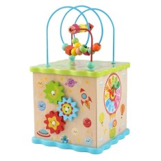 Cub educativ cu activitati pentru copii, 20 x 19,5 cm, 7Toys
