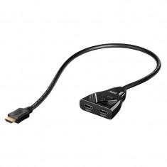 Comutator automat HDMI Goobay, 1 x iesire, 2 x intrari, 3D foto