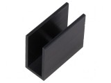 Radiator extrudat negru 35x15x30 mm
