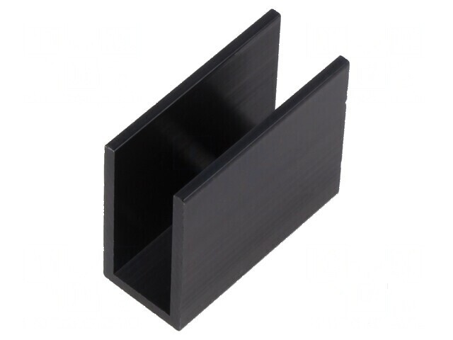 Radiator extrudat negru 35x15x30 mm