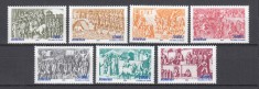 ROMANIA 2004 LP 1660 LP 1667 FRAGMENTE DIN COLUMNA LUI TRAIAN I + FRAGMENTE DIN COLUMNA LUI TRAIAN II SERII MNH