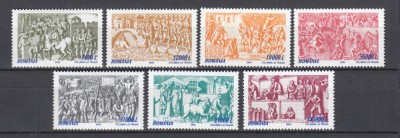 ROMANIA 2004 LP 1660 LP 1667 FRAGMENTE DIN COLUMNA LUI TRAIAN I + FRAGMENTE DIN COLUMNA LUI TRAIAN II SERII MNH foto
