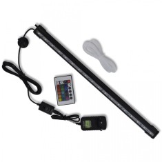 Lumină LED cu Bule pentru Acvariu RGB 48 cm