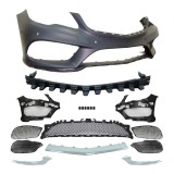 Set bara fata MERCEDES Clasa E COUPE/CABRIO (C207), 01.2013-, cu / fara capac senzor parcare, cu 6 gauri senzori parcare; grunduit, de vopsit; type A