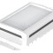 Carcasă desktop BOPLA BoVersa 48332231, albă, IP66/IP68, dimensiuni 88x162x42mm