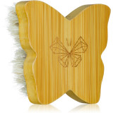 Cumpara ieftin Crystallove Bamboo Butterfly Agave Face Brush Travel Size perie pentru masaj pentru fata si decolteu 1 buc