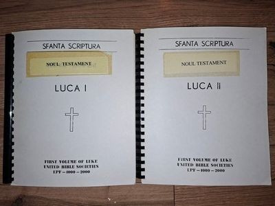Sfanta scriptura Vechiul testament Luca 2 vol Transcriere in Braille