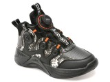 Ghete SELECTION KIDS negre, 405, din piele ecologica
