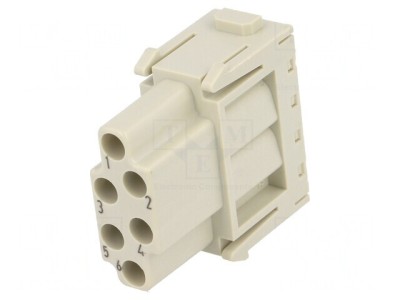 Conector HDC Mamă Han-Modular 6PIN fără Contacte foto