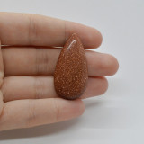 Cabochon goldstone maro 39x20x5mm c42