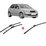 Cumpara ieftin Set 3 stergatoare SKODA FABIA I (6Y2) 1999-2008, pentru parbriz si luneta, Bosch Aerotwin