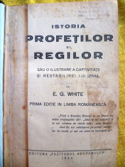 Carte Carte religie Istoria profetilor si regilor ed 1933 foto