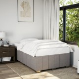 VidaXL Cadru de pat fără saltea, gri taupe, 120x200 cm, textil 3284829