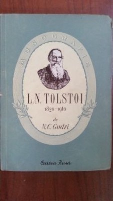 L. N. Tolstoi 1828-1910 - N. C. Gudzi foto