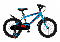 Bicicleta Copii Sprint Casper Albastru rosu 16 inch foto