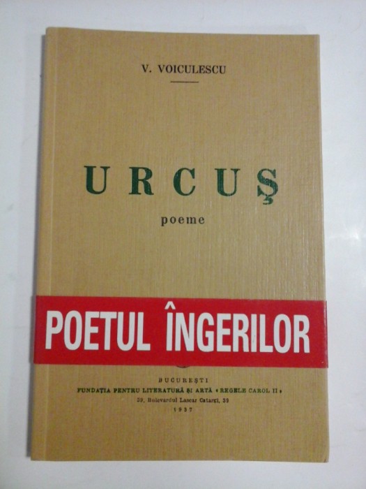 URCUS - POEME - V. VOICULESCU