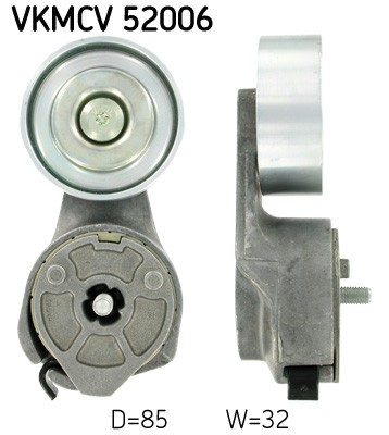 SKF VKMCV 52006 rola intinzator,curea transmisie
