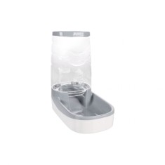 DISPENSER AUTOMAT HRANA PENTRU CAINI SI PISICI FRED GRI ALB FLAMINGO 30.5x17x31 3.5L