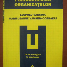 Leopold Vansina - Psihodinamica organizatiilor. De la intelegere la conducere