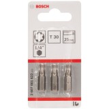 Bosch 2607001622 - Set capete de insurubare profil TX30 3 bucati