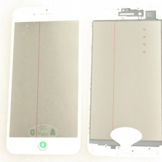 Geam 4in1 Apple iPhone 8 Plus alb