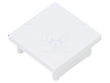 Obturator Alb pentru Profile LED, Set 20 Buc.