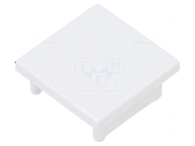 Obturator Alb pentru Profile LED, Set 20 Buc.