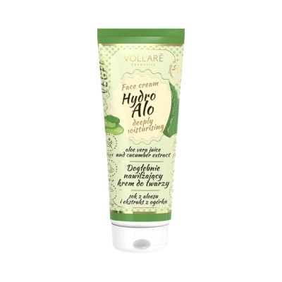 Crema de fata hidratanta VEGEbar Hydro Alo Vollar&amp;eacute; Cosmetics, 50 ml foto