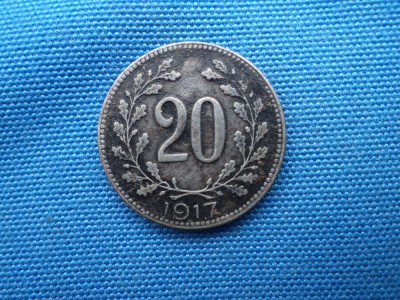 20 HELLER 1917 AUSTRIA foto