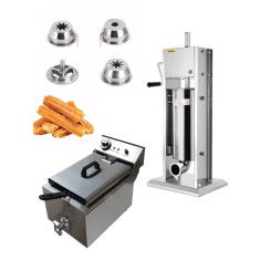 Mașină profesională pentru churros de 7L cu friteuză cu ulei de 10L