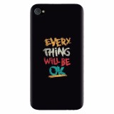 Husa silicon pentru Apple Iphone 4 / 4S, Everything Will Be Ok