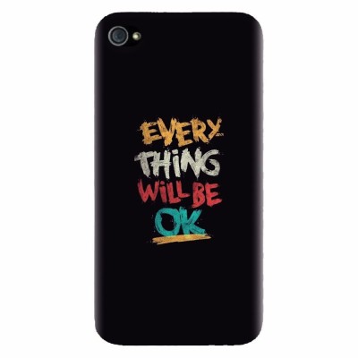 Husa silicon pentru Apple Iphone 4 / 4S, Everything Will Be Ok foto