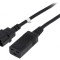 Cablu Prelungitor IEC C14 la IEC C19 2m Negru 10A 250V