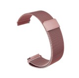 Curea metalica compatibila Huawei Watch GT 7 46mm, Milanese Loop, telescoape Quick Release, 22mm, Roz