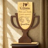Trofeu Personalizat Model Cupa , Regina Regele Dramei Cadou Amuzant pentru Prieteni E i Colegi Premium Awards