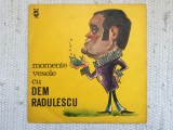 Dem radulescu momente vesele comedie disc vinyl 10&quot; mijlociu 1969 EXD 1227 VG+, Soundtrack, electrecord