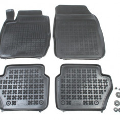 Set covorase auto din cauciuc Ford Fiesta VII (JA) 2008-2017 , presuri tip tavita marca Rezaw Plast , (polietilena PE)