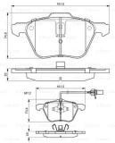 BOSCH 0 986 424 777 set placute frana,frana disc