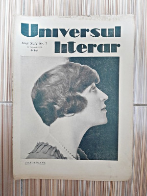 Revista Universul Literar nr.7/1928 foto