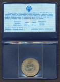 IUGOSLAVIA █ COMEMORATIV MONEDE IN FOLDER █ 5000 Dinara █ 1989 █ KM-136 █ UNC, Europa