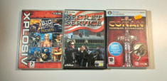 Lot 3 jocuri PC - Secret Service - Conan - Big Mutha Truckers... foto