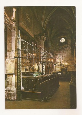 FA73-Carte Postala- Cehia - Praga, Old and New Synagoga, necirculata foto