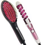 Cumpara ieftin Set Ondulator Bucle + Perie Indreptat Parul Straight Artifact, Incalzire Rapida, Temperatura Reglabila 80-230&deg;C