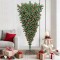 vidaXL Brad de Crăciun artificial pre-iluminat, cu set de bile, cu design răsturnat 3396864