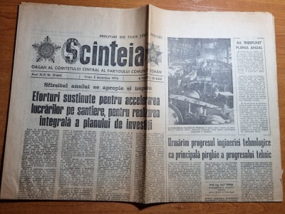 Scanteia 3 decembrie 1976- targu secuiesc,160 ani de la prima piesa de teatru foto