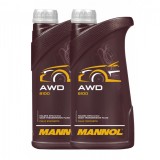 Pachet 2 litri Ulei Transmisie MANNOL AWD Gear Oil Sintetic (Cuplaje Haldex, VW G 060 175)