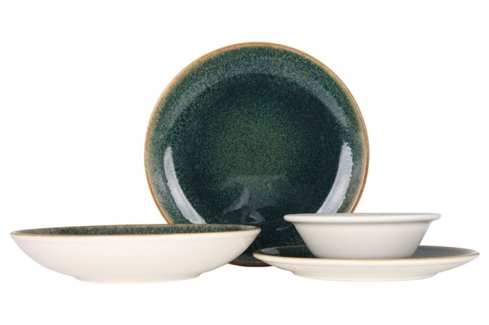 Bonna Set de vesela (Large) - Ore Mar - 24 bucăți - 6 persoane - Porţelan